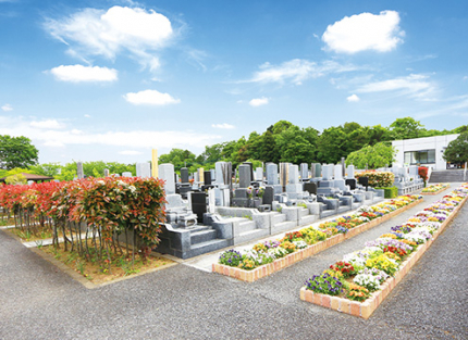 きめ細かな配慮を施した、好環境の品格ある開園20年を迎える大型霊園です