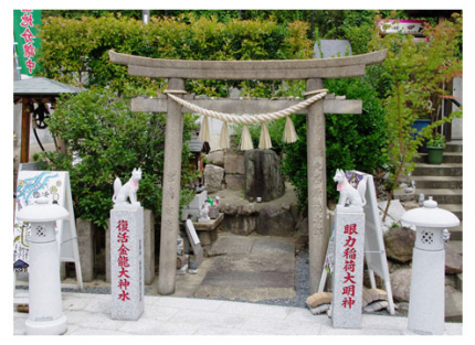 境内に湧き出る「金龍清水」は天王寺七名水のひとつに数えられ、清冽でほのかな甘みを帯びた水質から、茶の湯としても重宝されました。