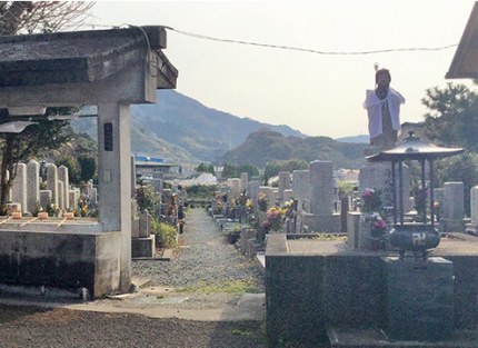 墓地風景