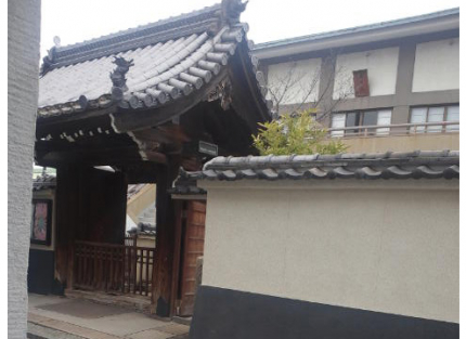 戦国武将、佐藤成政ゆかりのお寺です。