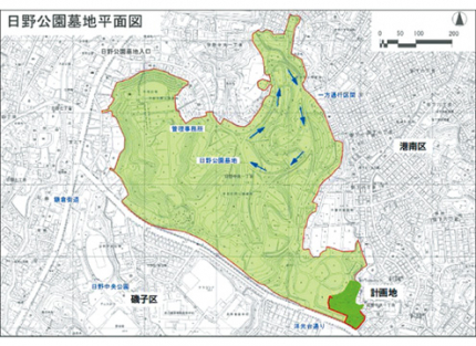 納骨堂計画地位置