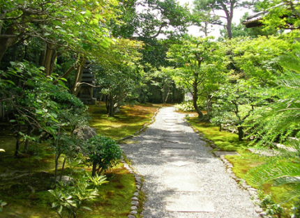 四季を感じさせる自然(季節の花々が咲き誇ります)