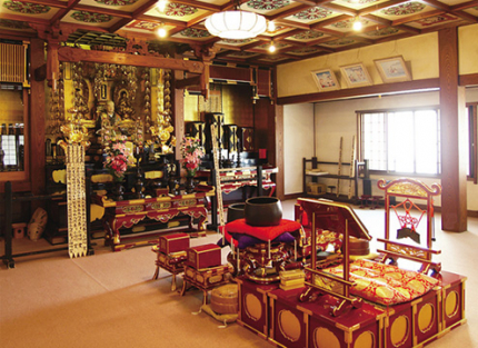 正傅寺の充実した法要施設をご利用いただけます。