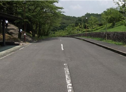 霊園周りの道路
