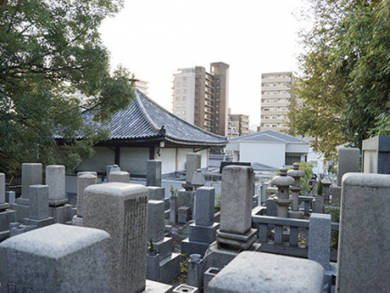 墓地内風景