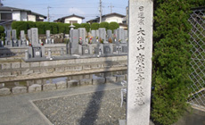 墓地　入口