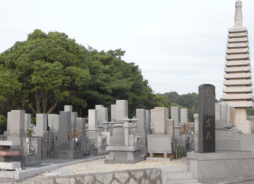 墓地風景