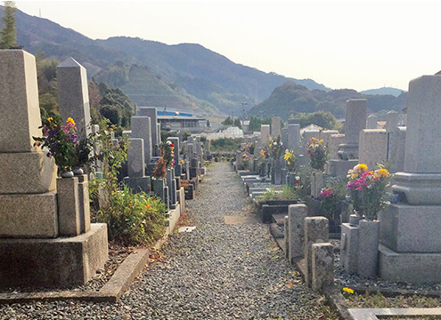 墓地風景