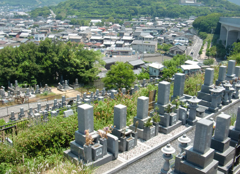 墓地風景