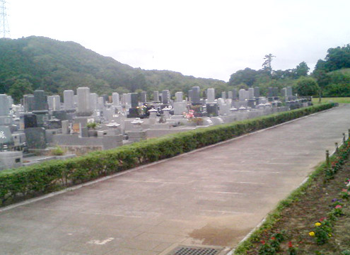 霊園風景
