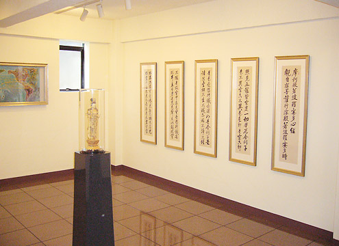 室内墓所区画にある「心」の部屋。