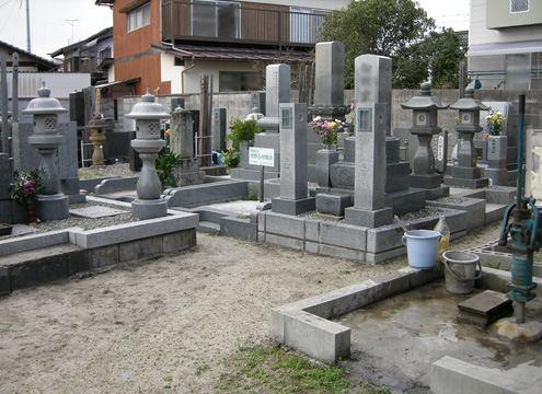 区画は既に外柵も設置