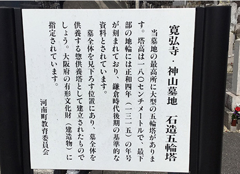 五輪塔案内
