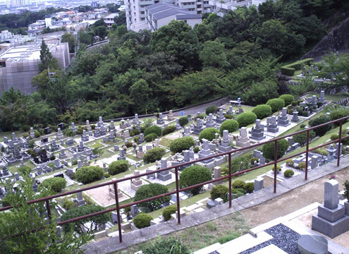 霊園風景