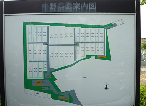 墓園案内図